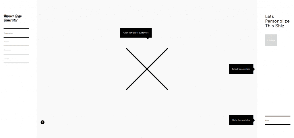 hipster logo generator