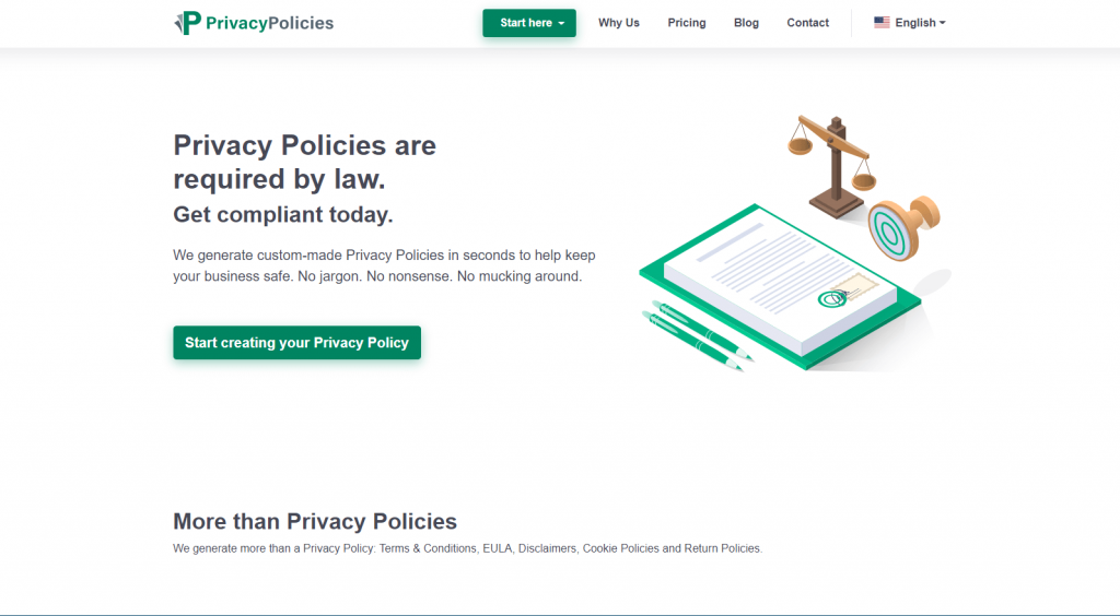 Privacy policies
