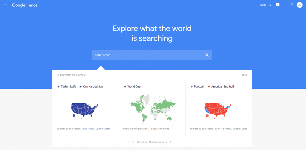 google trends