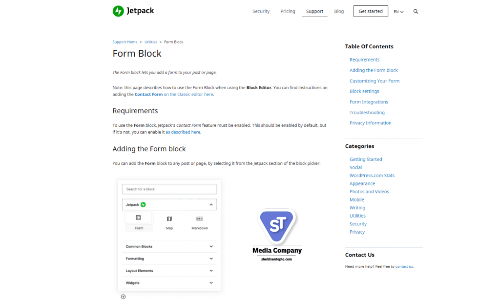 jetpacl forms