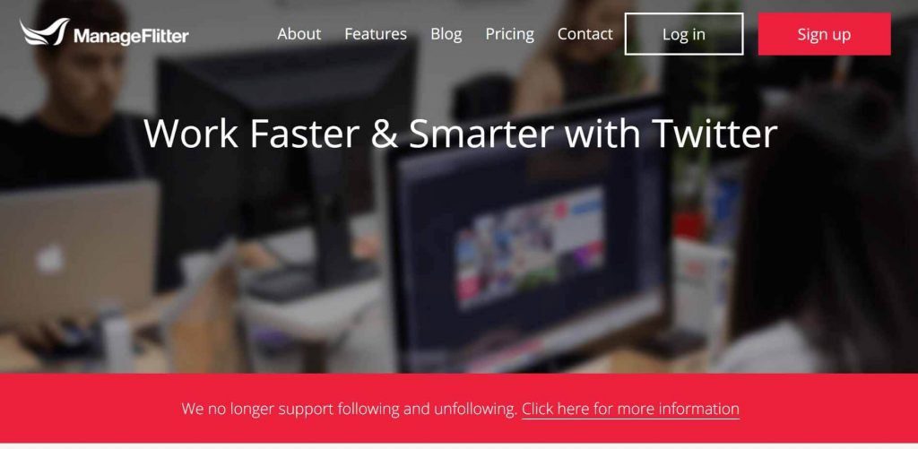 manage flitter