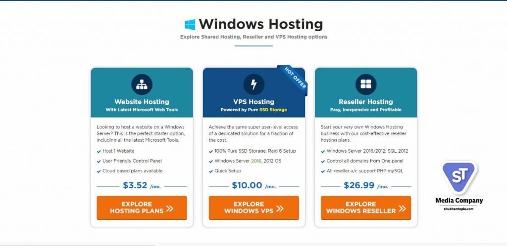 pricings of accu web hosting 