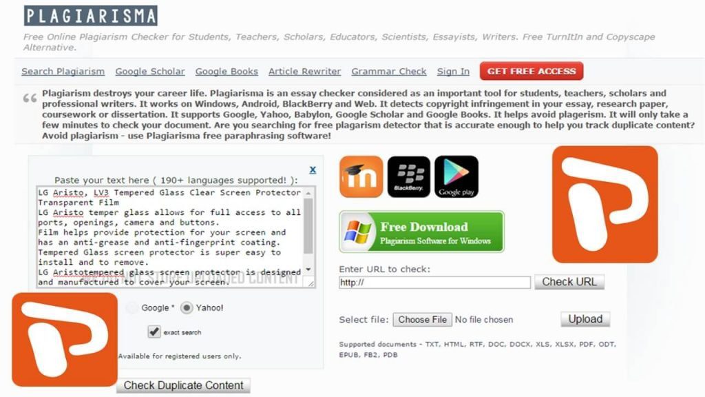 Free Plagiarism Checker Tools