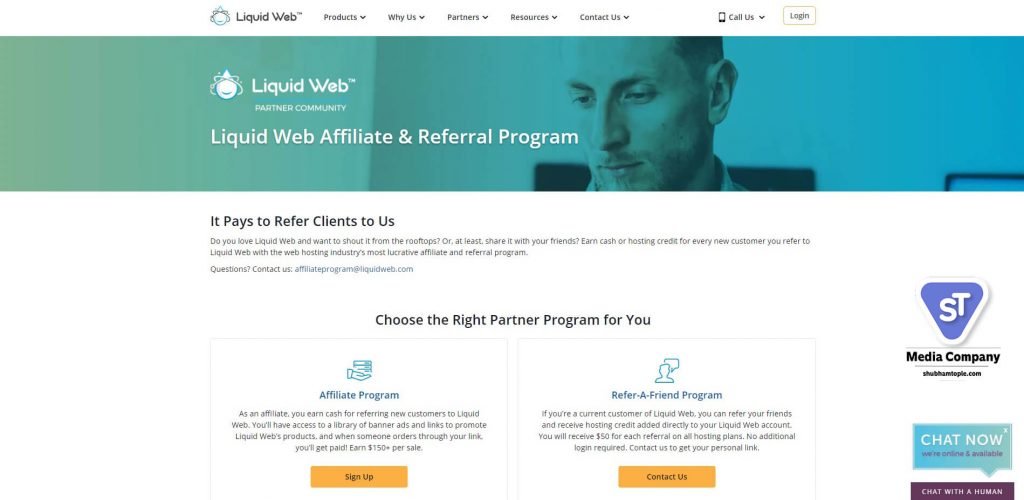 liquid web hosting program