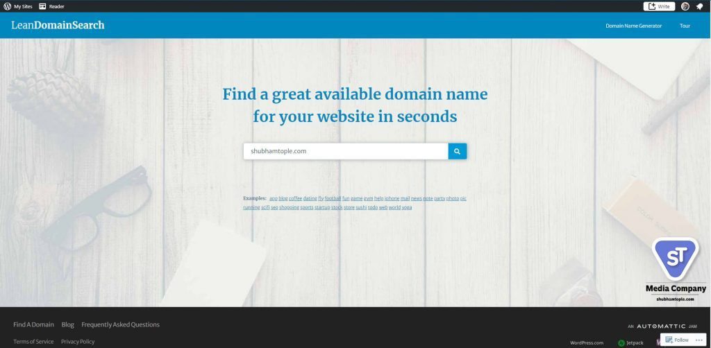 lean domain search