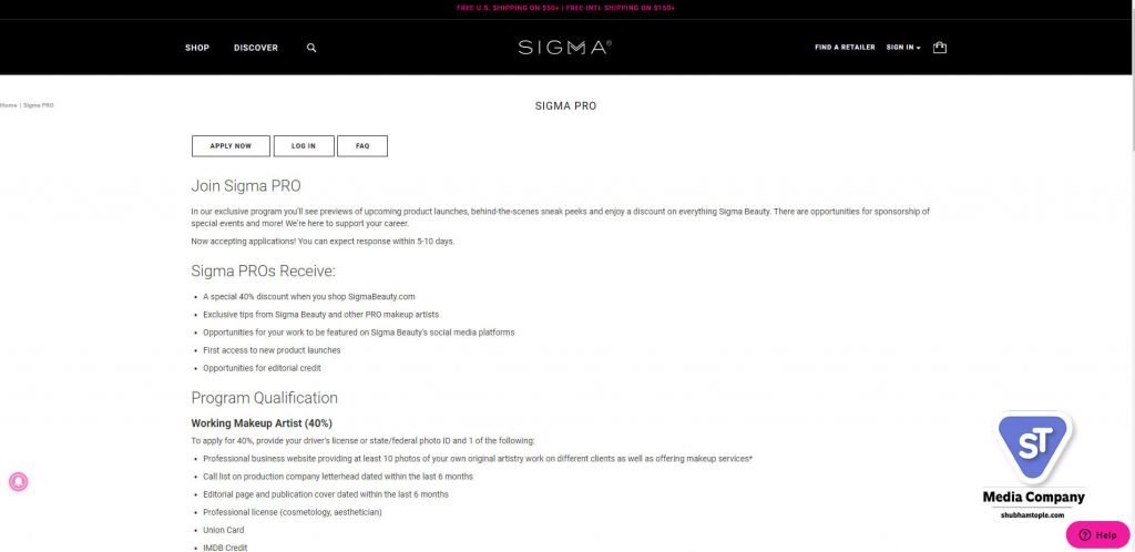 sigma beauty affiliate program