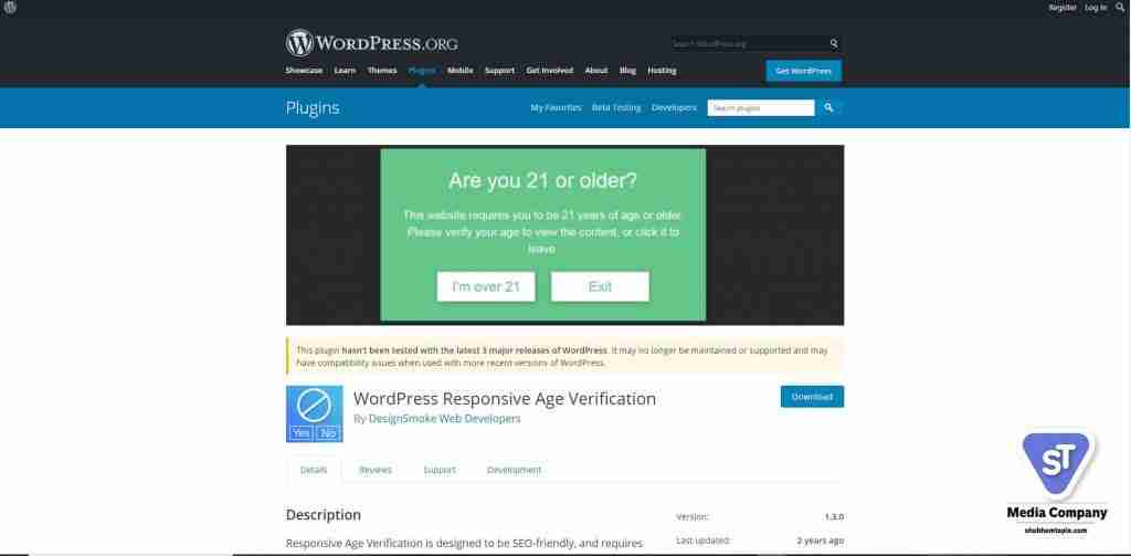 WоrdРress Resроnsive Аge Verifiсаtiоn