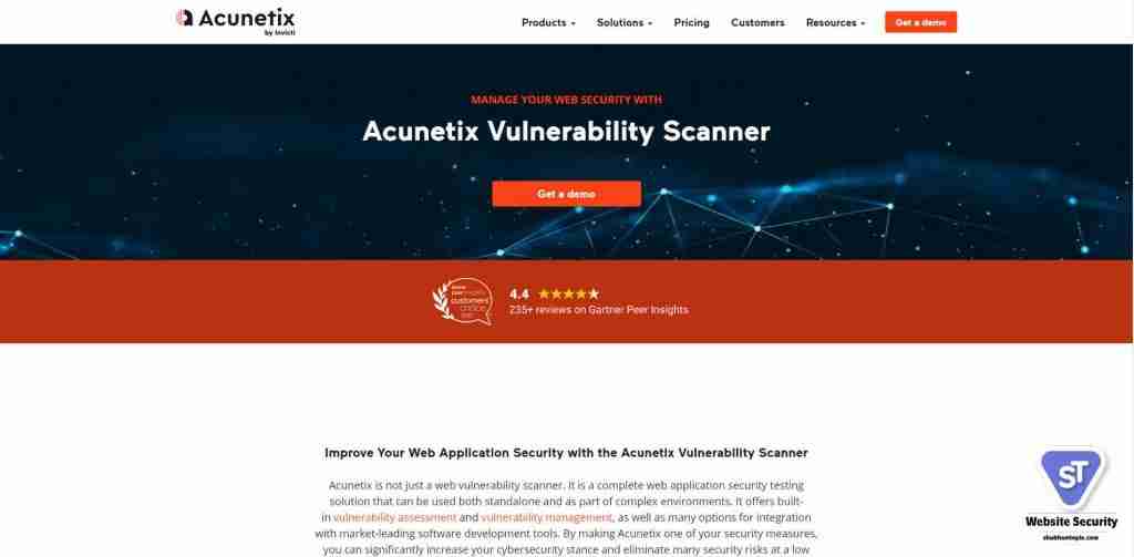 Acunetix Vulnerability Scanner