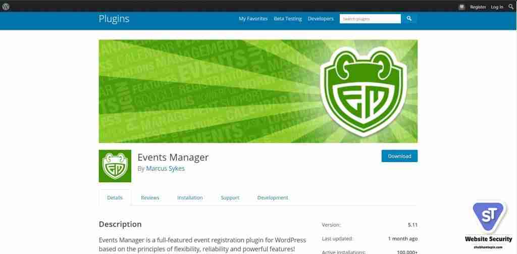 Events Mаnаger