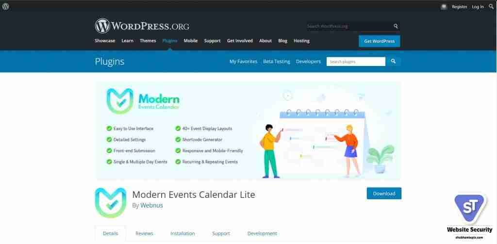 Mоdern Events Саlendаr