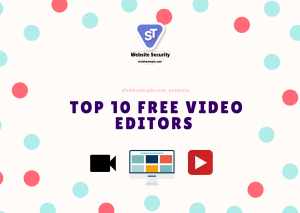video editing software