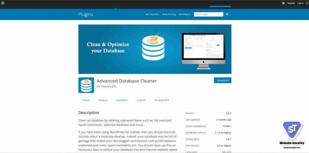 Advanced Database Cleaner