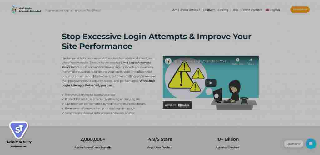 Limit Login Attempt Reloaded by WP chef