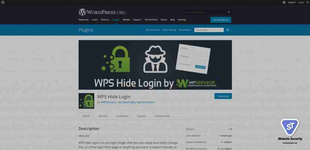 WPS Hide Login: