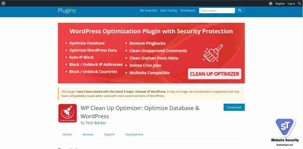 WP Clean up Optimizer