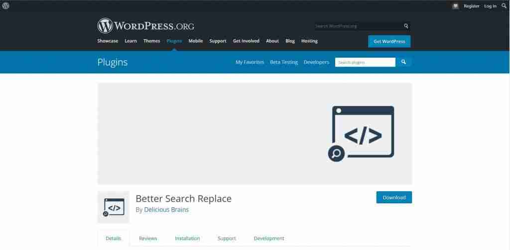 Better Search Replace