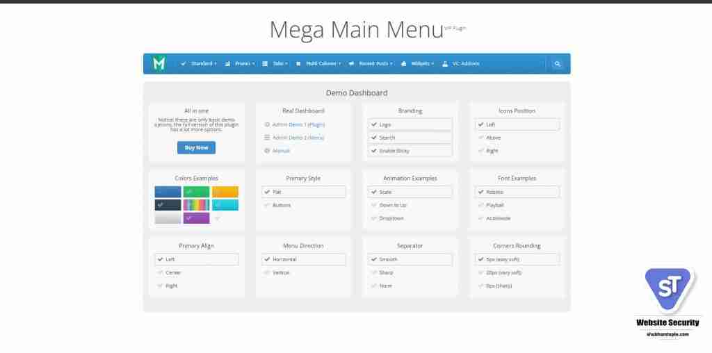 Mega Main Menu