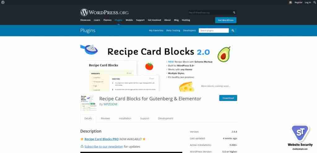 Recipe Card Blocks