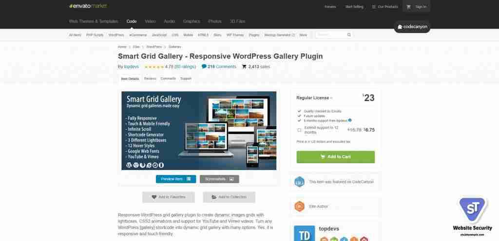 Smart Grid Gallery Plugin