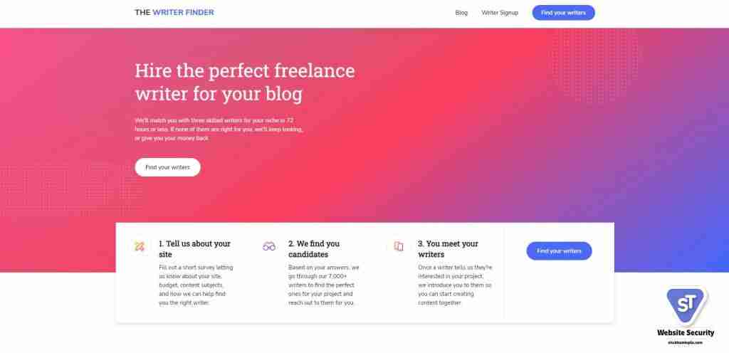 Writer Finder