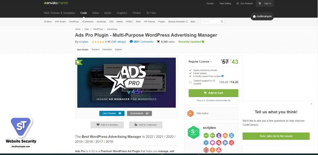Ads Pro Plugin