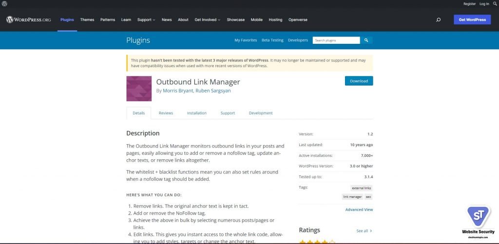 Outbound Link Manager